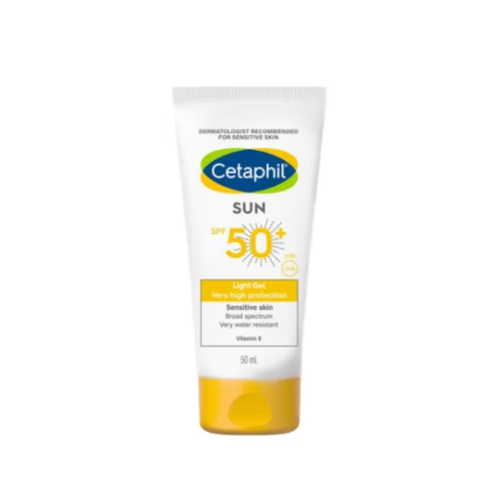 Cetaphil Sun SPF 50+ Light Gel Very High Protection Mineral Base for All Skin Types, Sensitive Skin