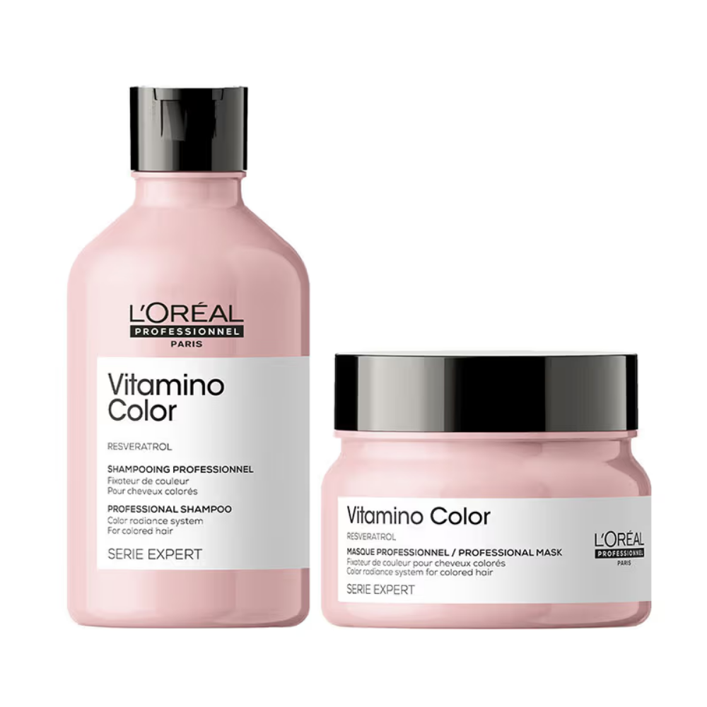 L'Oréal Professionnel Vitamino Color Shampoo & Hair Mask, Serie Expert