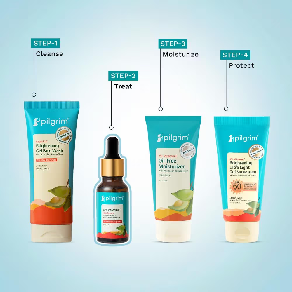 Pilgrim 15% Vitamin C Face Serum For Advanced Brightness
