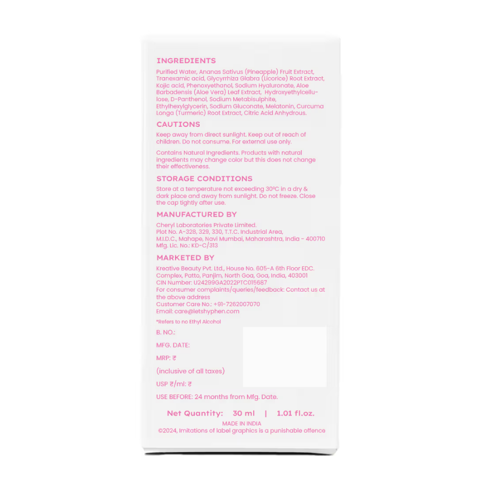 Hyphen Advanced De-Pigmentation Serum