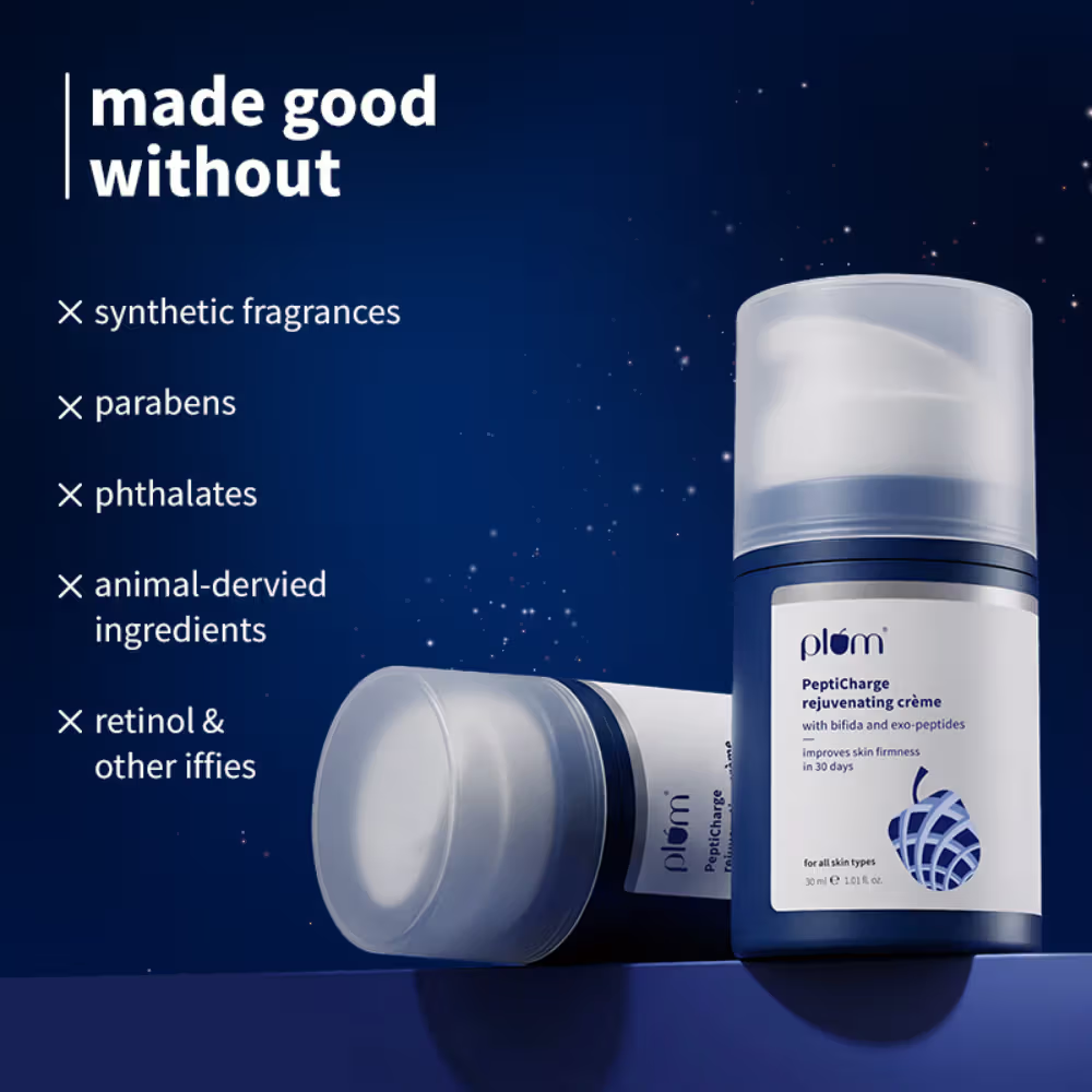 Plum Pepticharge Rejuvenating Creme for Visibly Firmer Skin In 28 Days