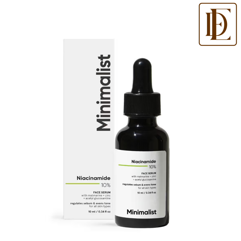 Minimalist 10% Niacinamide Face Serum With Matmarine + Zinc For Reducing Oil & Blemishes