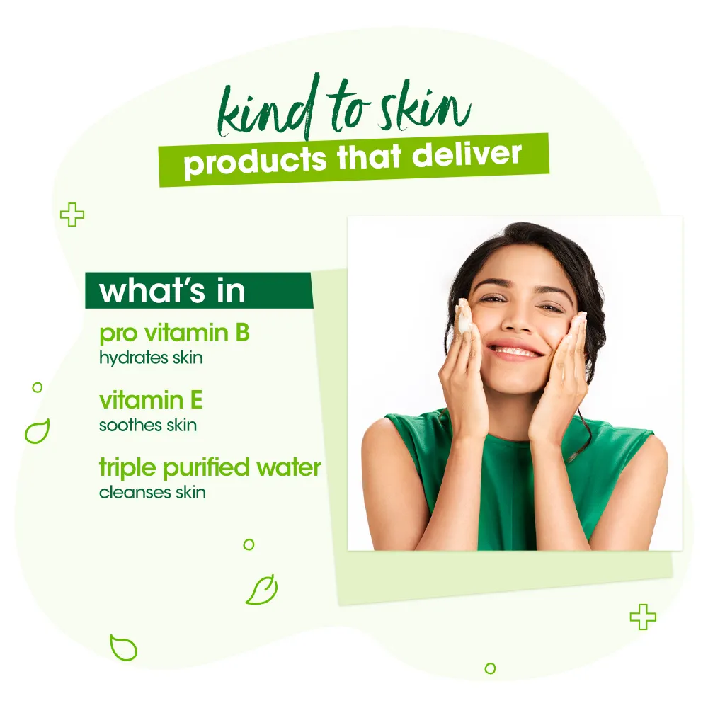 Simple Refreshing Facial Wash, 100% Soap-Free | Perfect for Sensitive Skin