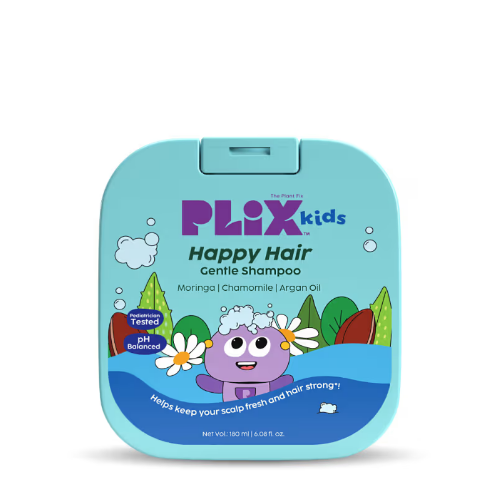 Plix Kids Happy Hair Gentle Shampoo For Gentle Cleansing