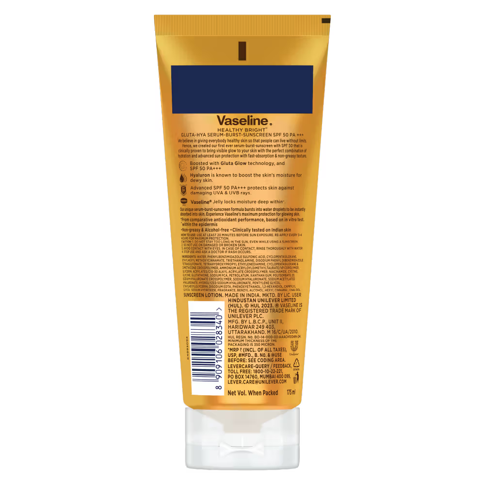 Vaseline Gluta Hya Antioxidant SPF 50 PA+++ Sunscreen