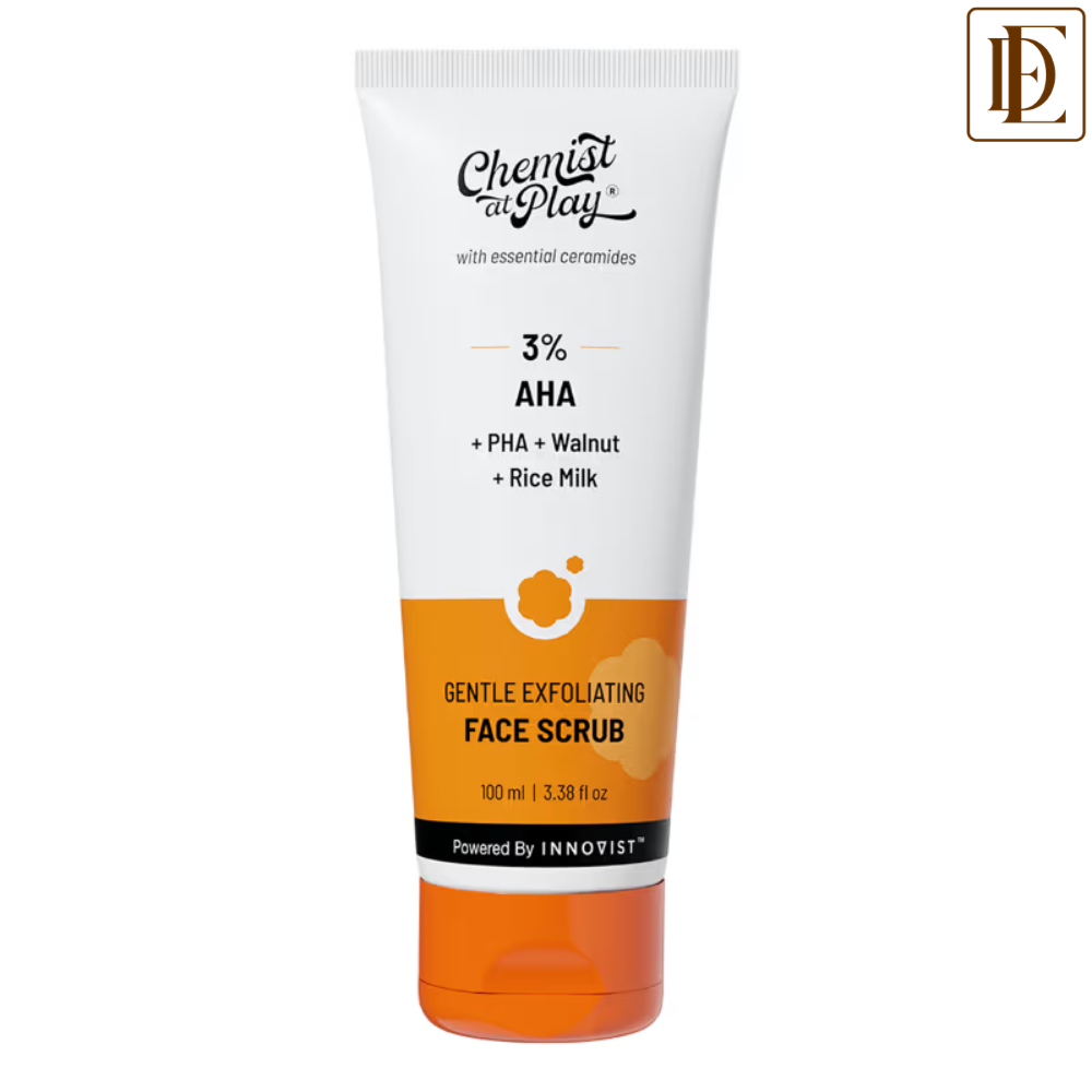 Chemist At Play 3% AHA Gentle Exfoliating Face Scrub For Dead Skin & Blackheads