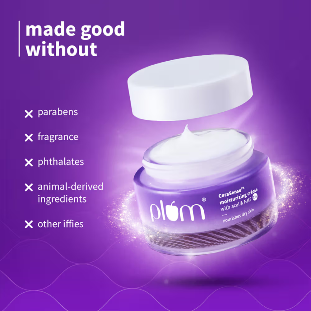 Plum Cerasense Moisturizer for Instant Barrier Repair & 72-Hr Moisturization