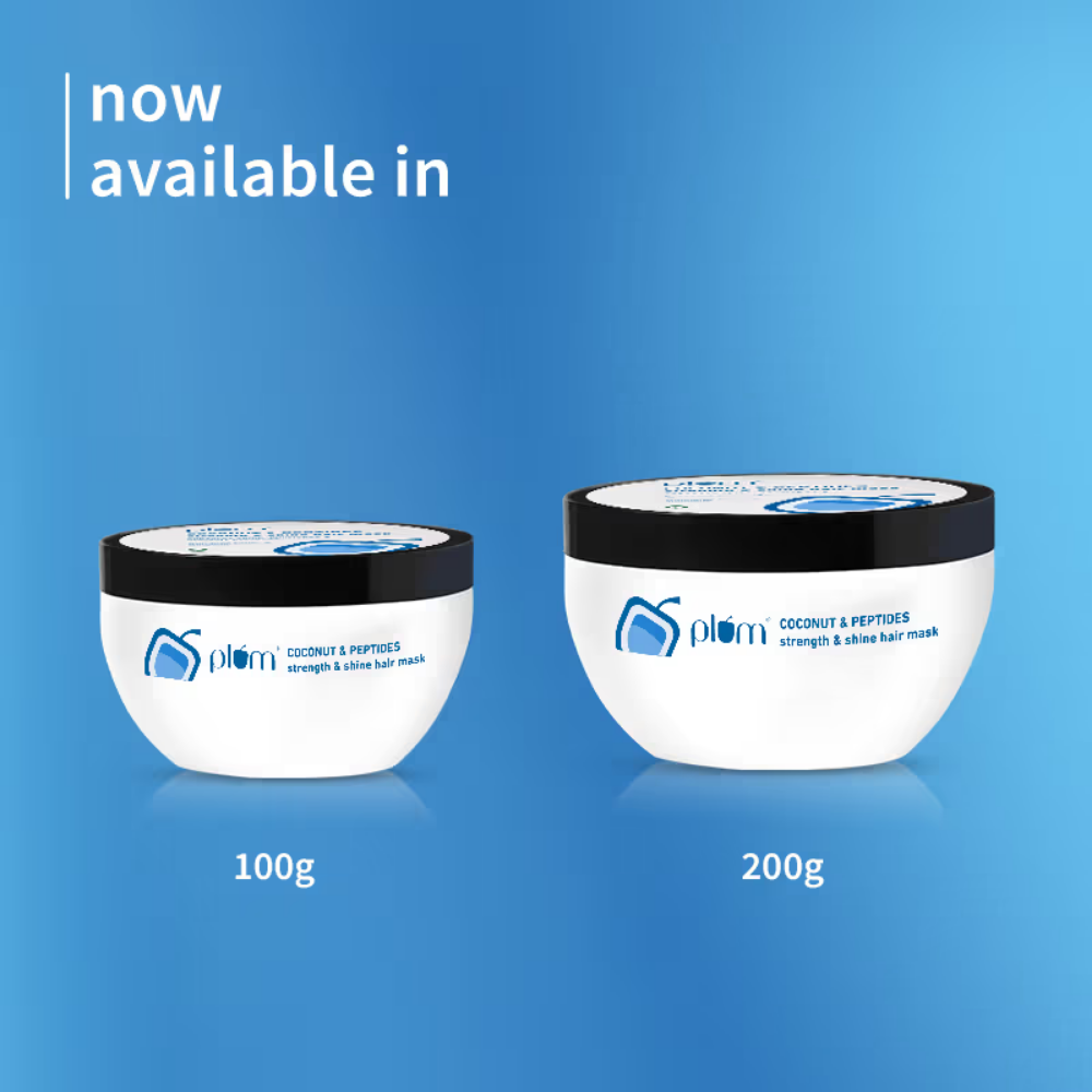 Plum Coconut & Peptides Hair Mask For Soft- Shiny Hair