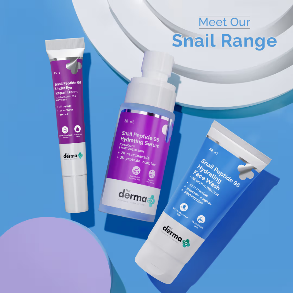The Derma Co Snail Peptide 96 Hydrating Face Wash