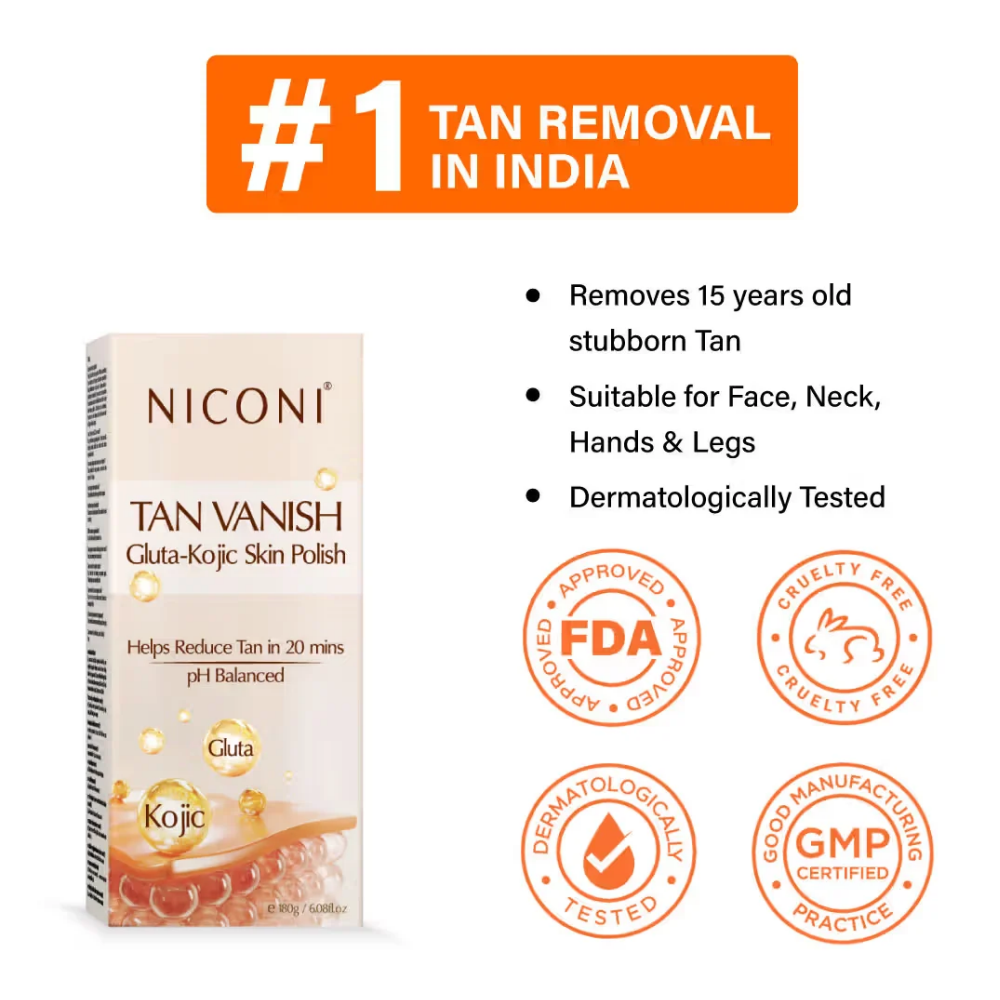 Niconi Tan Vanish Gluta-Kojic Skin Polish