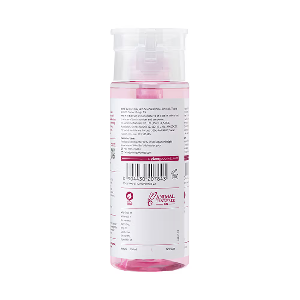 Plum 5% Glycolic Acid & Goji Berry Exfoliating Toner for textured skin
