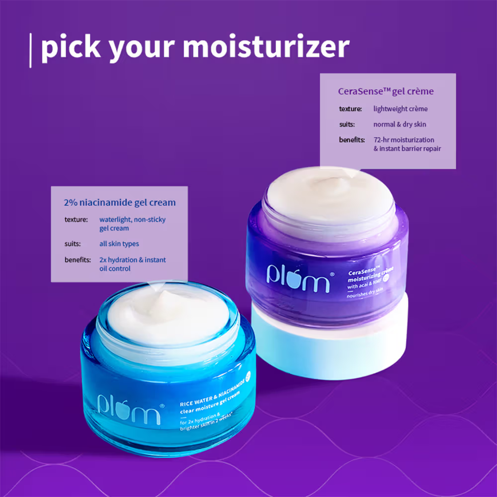 Plum Cerasense Moisturizer for Instant Barrier Repair & 72-Hr Moisturization