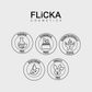 FLiCKA Pro HD Liquid Foundation High Coverage Dewy Finish SPF 16Hr Long Wear