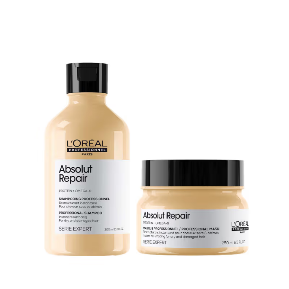 L'Oréal Professionnel Absolut Repair Shampoo & Hair Mask Combo, Serie Expert
