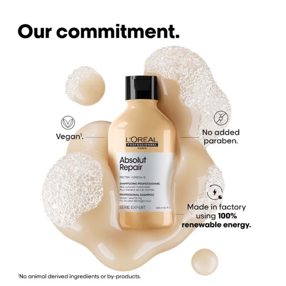 L'Oréal Professionnel Absolut Repair Shampoo, Hair Mask & Hair Serum, Serie Expert