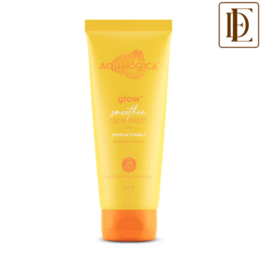 Aqualogica Glow+ Smoothie Face Wash with Papaya & Vitamin C , Hydrates & Gently Cleanses