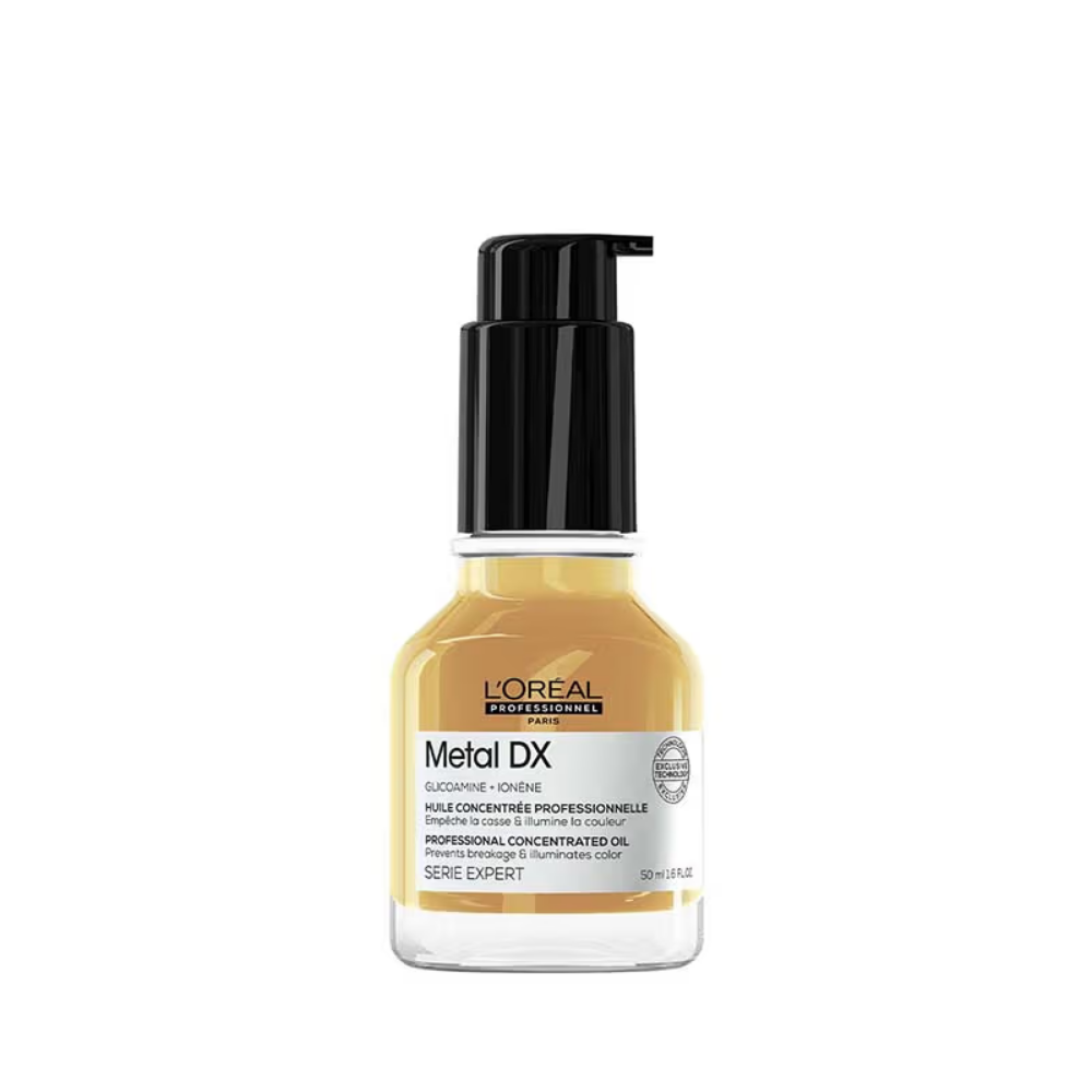 L’Oréal Professionnel Metal DX Concentrated Leave-In Serum, 2X Smooter hair, 97% Less Hair Breakage