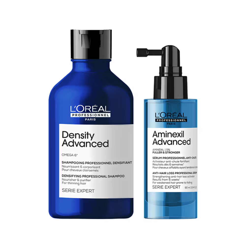 L'Oréal Professionnel Anti-Hair Loss Regime With Density Advanced Shampoo & Aminexil Advanced