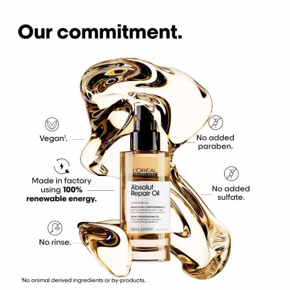 L'Oréal Professionnel Absolut Repair Shampoo, Hair Mask & Hair Serum, Serie Expert