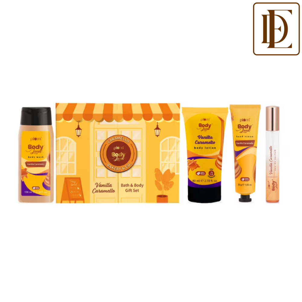 Plum Bodylovin Vanilla Caramello Bath & Body Gift Set