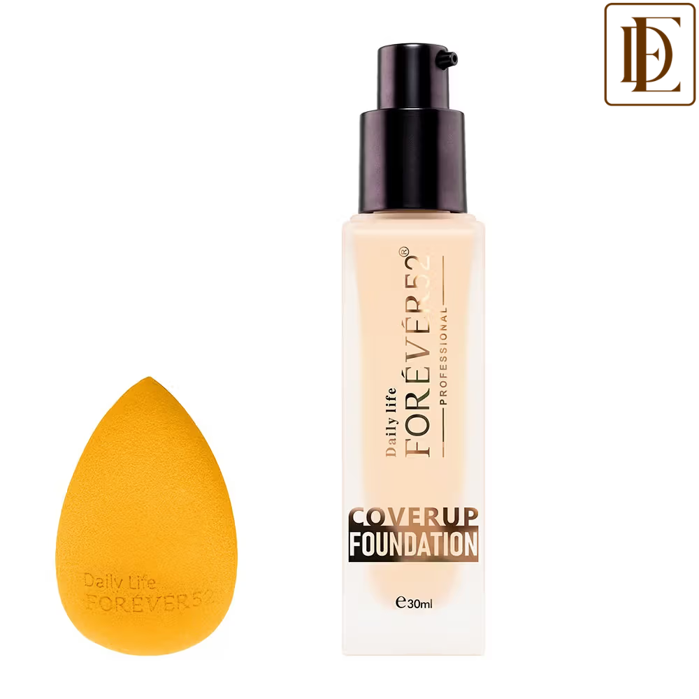 Daily Life Forever52 Coverup Foundation with Free Sponge