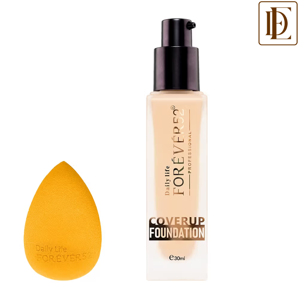 Daily Life Forever52 Coverup Foundation with Free Sponge