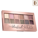 Maybelline New York The Blushed Nudes Eyeshadow Palette, 12 Highly Blendable Shades - Blush