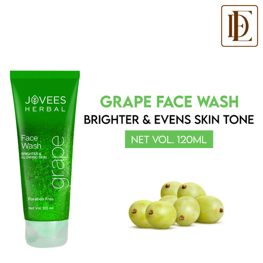 Jovees Herbal Grape Fairness Face Wash For Dull Skin Removes Dark Spots And Gives Healthy Looking Skin