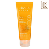 Jovees Herbal Lemon Face Wash with Lemon, Orange Peel & Kakadu Plum Extract | Removes Dirt, Impurities & Excess Oil | Reduces Dark Spot | Skin Brightening