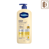 Vaseline Deep Moisture Body Lotion ,For Dry Skin, Moisturised Glowing Skin, With Pro Ceramides