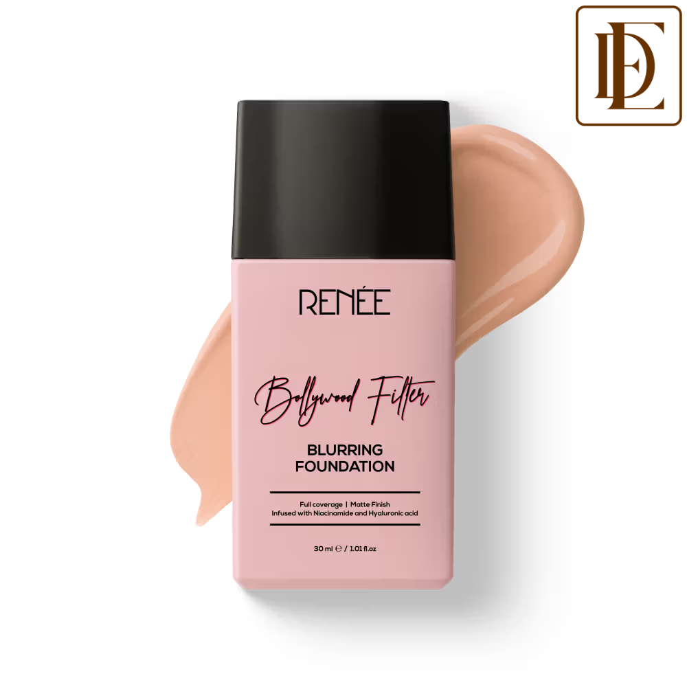 RENEE Bollywood Filter Blurring Matte Finish Liquid Foundation with Niacinamide