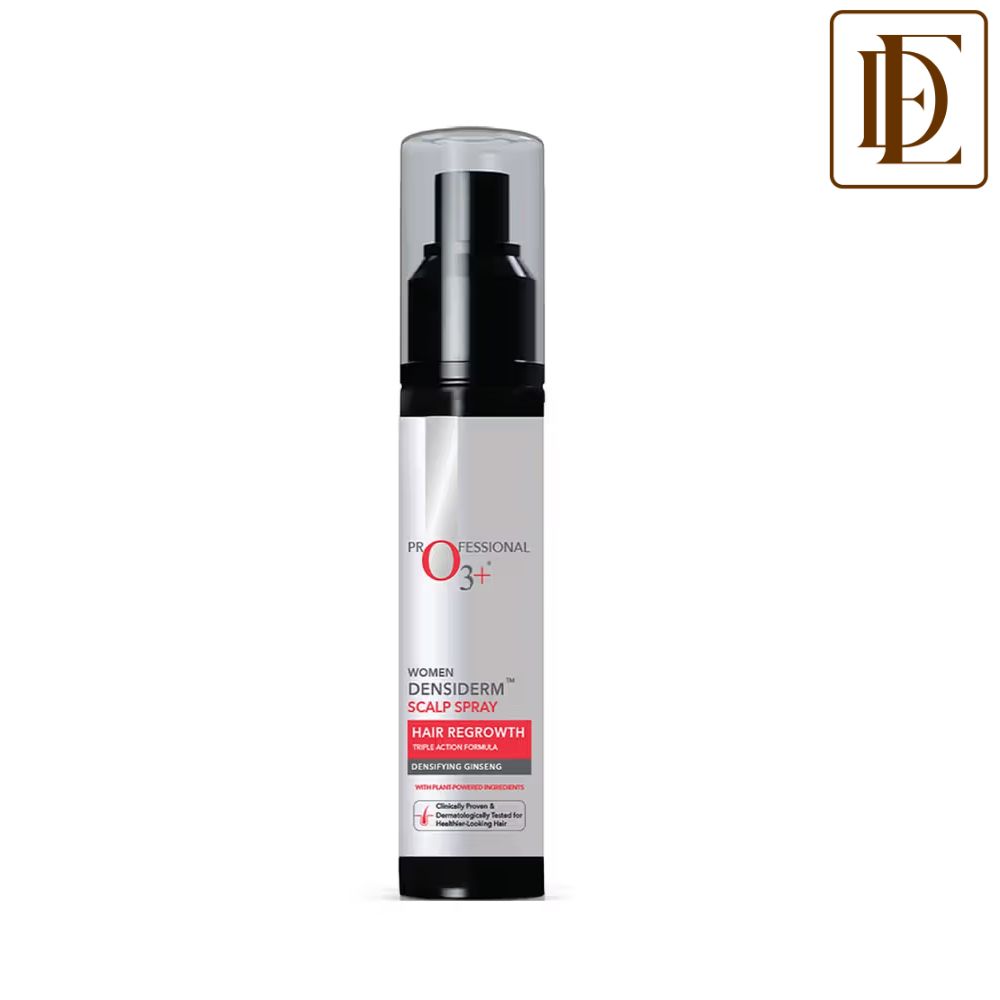 O3+ Women Densiderm Hair Growth Scalp Serum Spray For Anti Hair Loss With Ginseng