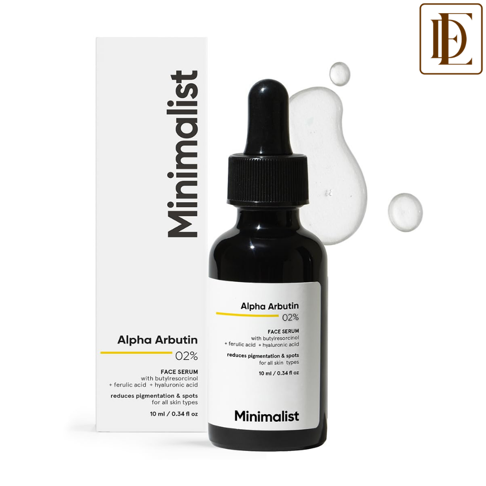 Minimalist 2% Alpha Arbutin Face Serum With Butylresorcinol & Ferulic Acid For Hyperpigmentation