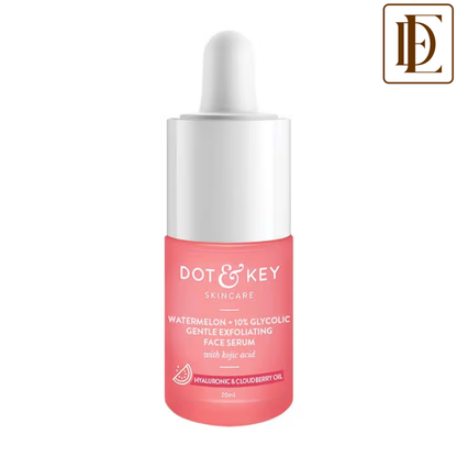 Dot & Key Watermelon + 10% Glycolic Gentle Exfoliating Face Serum, With Kojic, Controls Excess Oil