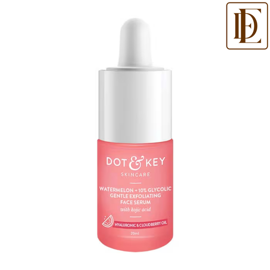 Dot & Key Watermelon + 10% Glycolic Gentle Exfoliating Face Serum, With Kojic, Controls Excess Oil