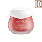 Dot & Key Pink Clay Face Mask For Glowing Skin With Vitamin C- Fades Dark Spots