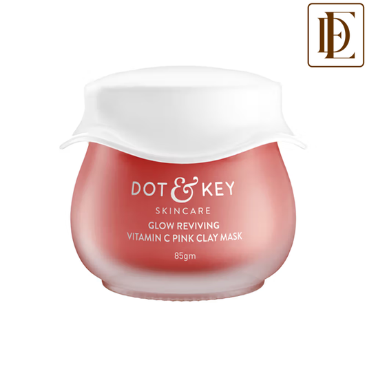 Dot & Key Pink Clay Face Mask For Glowing Skin With Vitamin C- Fades Dark Spots