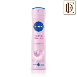 NIVEA Deo Pearl & Beauty Extracts & 0% Alcohol, For Smooth Underarms, 48H Freshness and Odour Protection