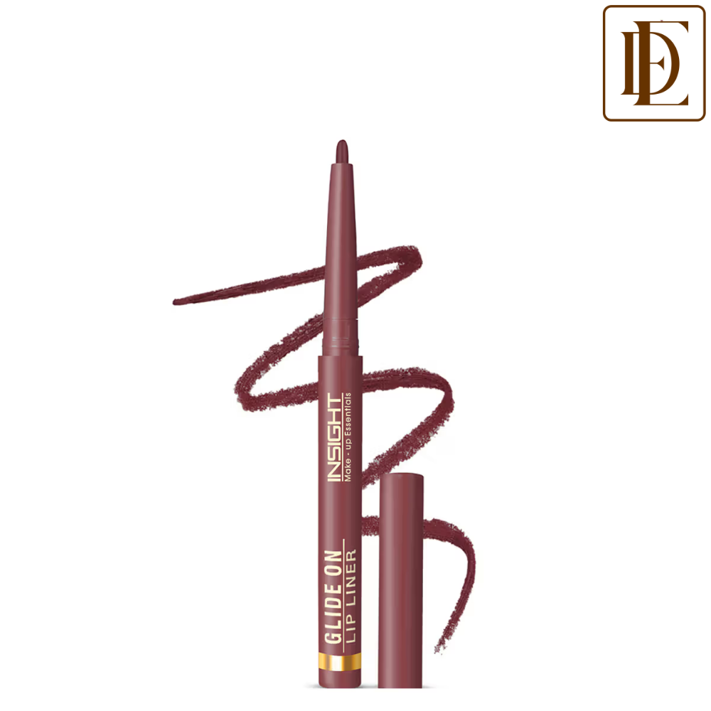 Insight Cosmetics Glide On Lip Liner, Intense Pigment, Long Wear Matte Lip Formula