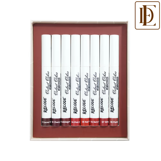 Recode Smudge-Proof And Waterproof Lip Crayon Set Of 8