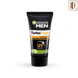 Garnier Men Moisturiser Brightening And Anti-Pollution, UV Protection, TurboBright, Lightweight Moisturiser
