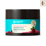 Pilgrim Red Vine Night Gel Creme with Retinol Mulberry