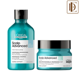 L'Oreal Professionnel Scalp Advanced Anti-Dandruff Shampoo+ Anti-Oiliness 2-In-1 Deep Purifier Clay