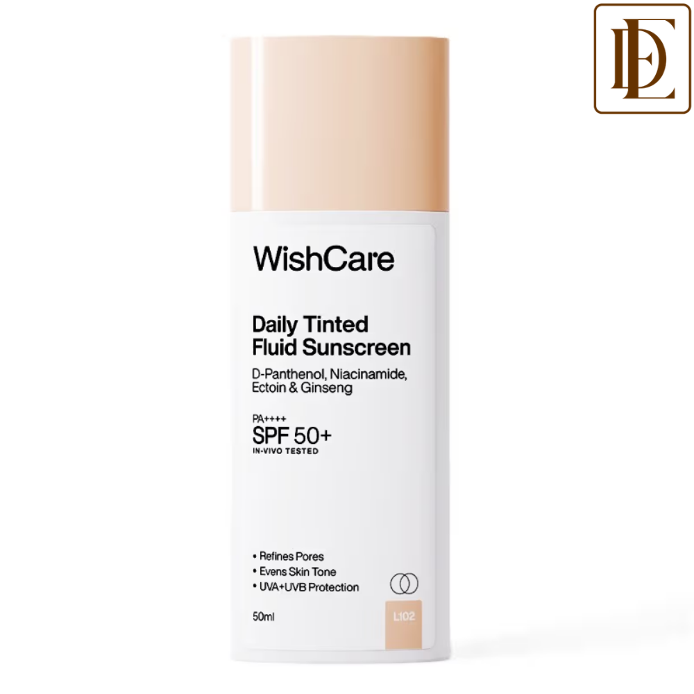Wishcare Daily Fluid Tinted Sunscreen SPF50PA++++