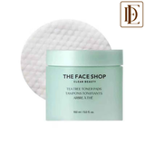 The Face Shop Tea Tree Korean Toner Pads with AHA, Salicylic Acid (BHA) & PHA for Acne & Oily Skin
