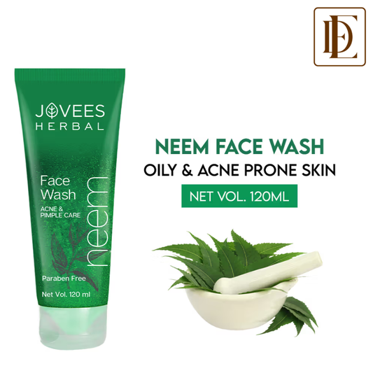 Jovees Herbal Neem Face Wash For Acne And Pimple Care Bright, Clear And Glowing Skin