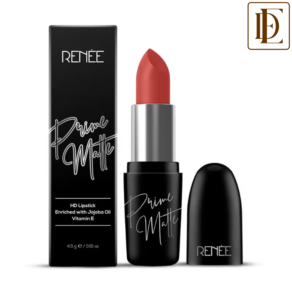 Renee Prime Matte Lipstick Long-Lasting, Creamy Matte, Non-Drying, Vitamin E