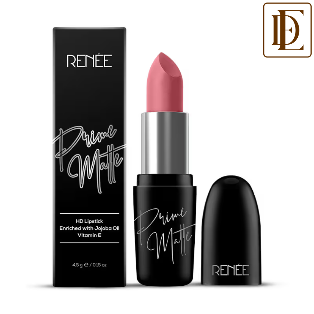 Renee Prime Matte Lipstick Long-Lasting, Creamy Matte, Non-Drying, Vitamin E