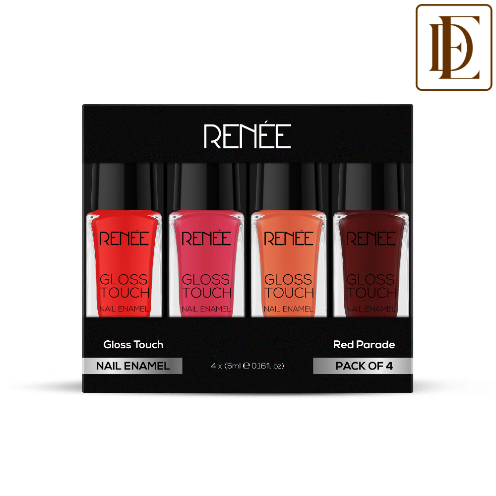 Renee Cosmetics Gloss Touch Nail Enamels - Set Of 4