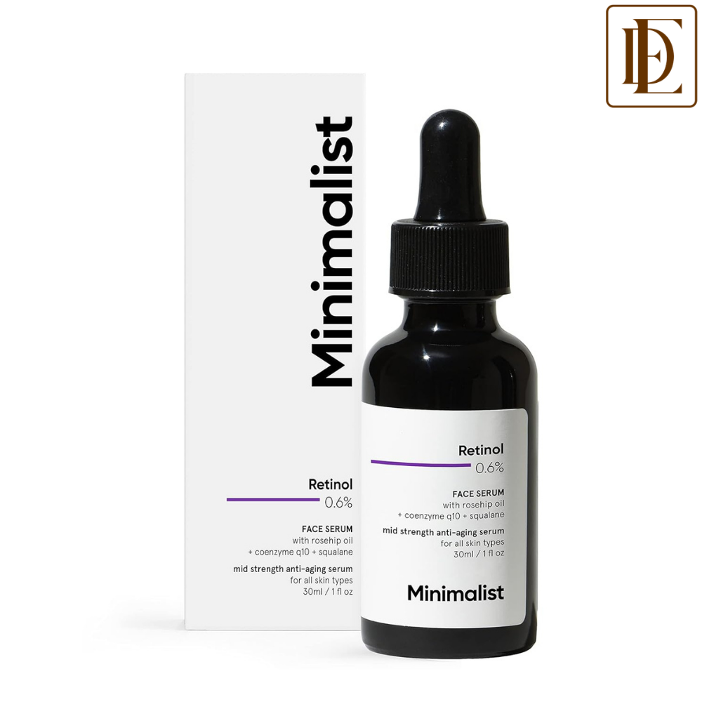 Minimalist Retinol 0.6% Anti Aging Mid-Strength Formula For Fine Lines & Wrinkles
